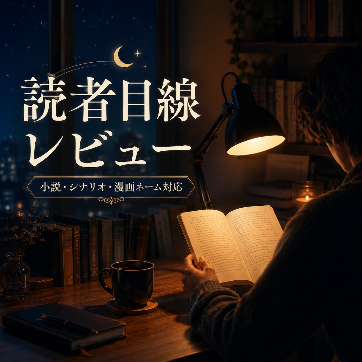 読者目線で小説・シナリオの感想をお送りします 読後の余韻や気になった点を、一般読者として率直に言語化します イメージ1