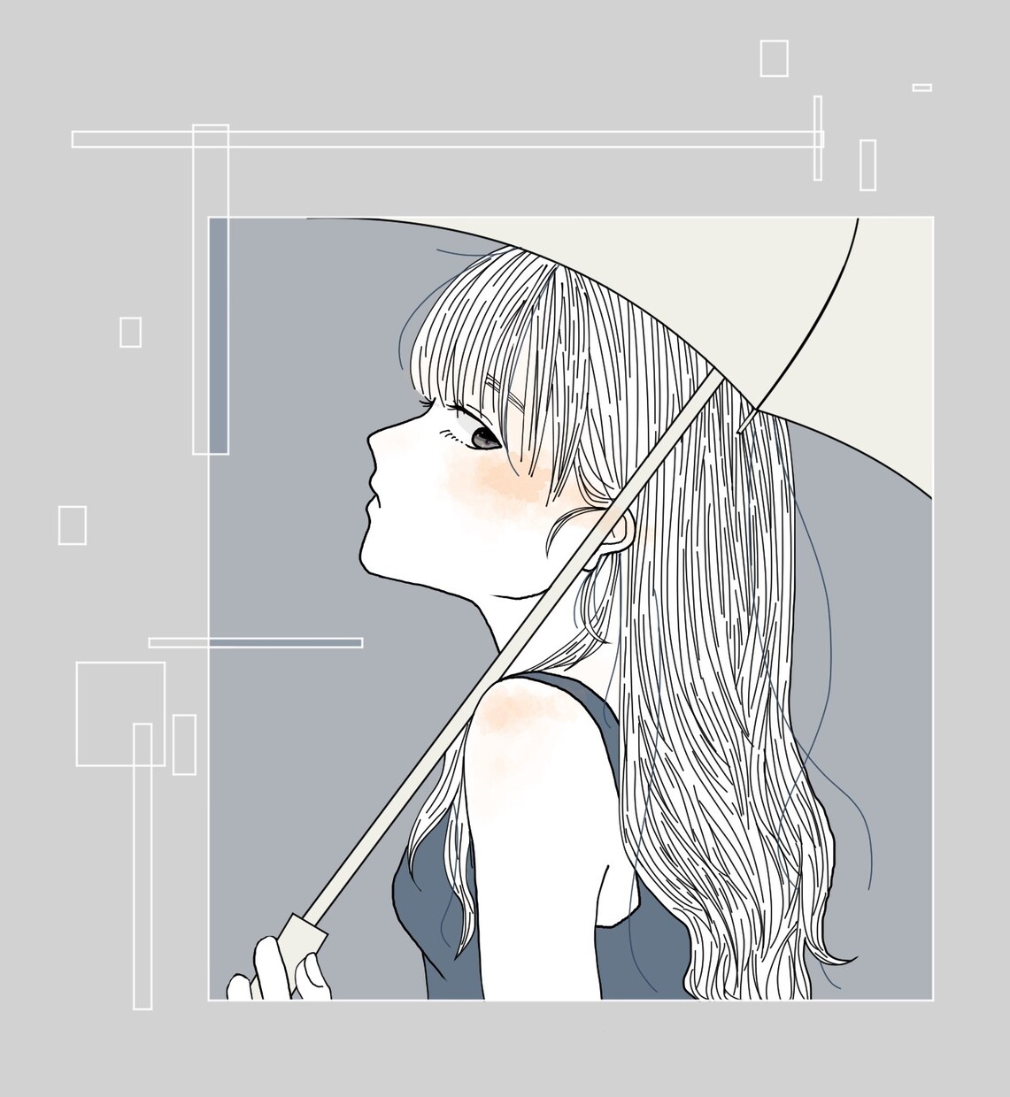 SNS用に繊細なアイコン描きます 淡い色合い+儚さでお洒落なSNSにしませんか？ イメージ1