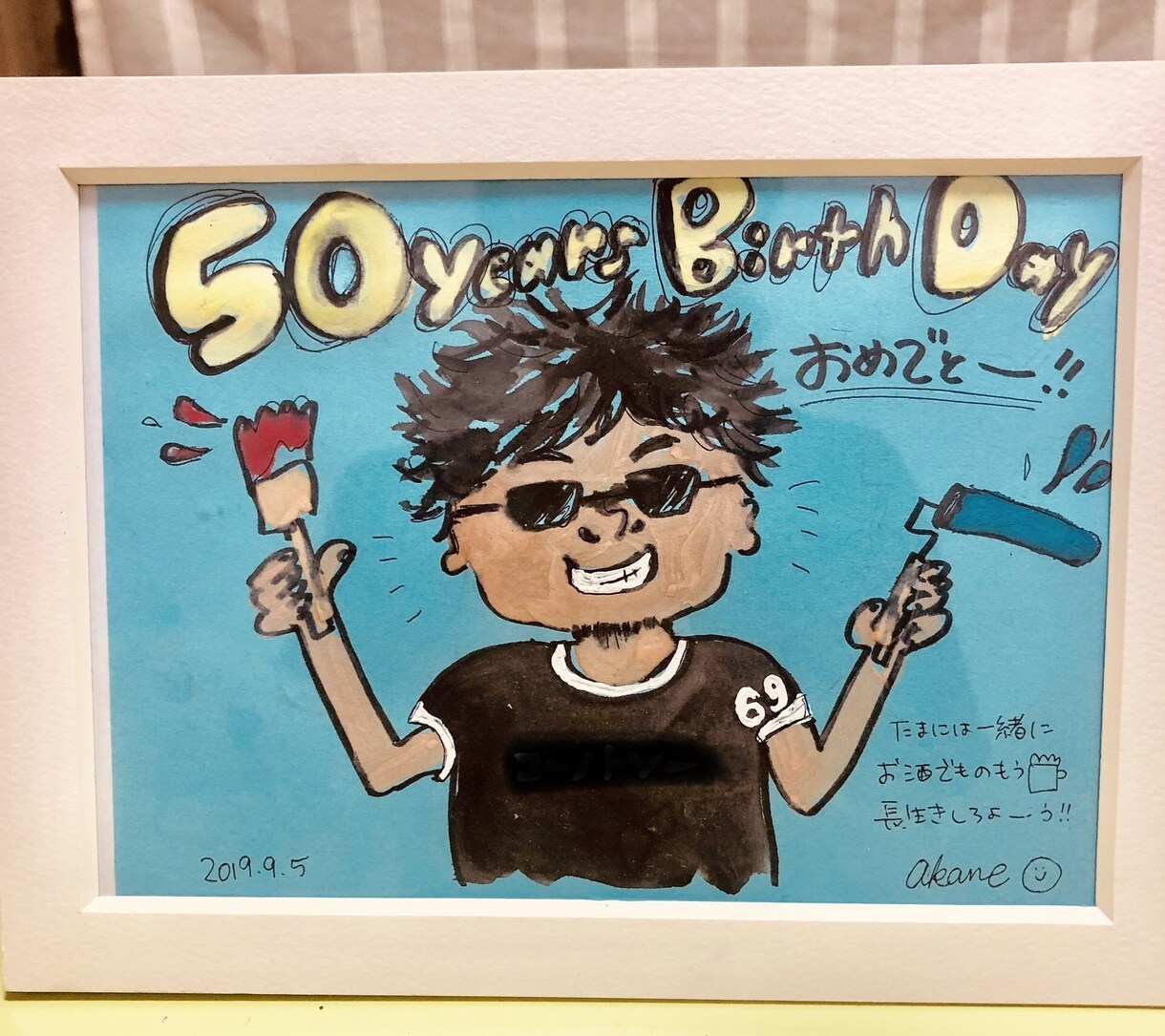 デジタルorアナログの似顔絵描きます プレゼントに、アイコンに、ウェルカムボードに！ イメージ1
