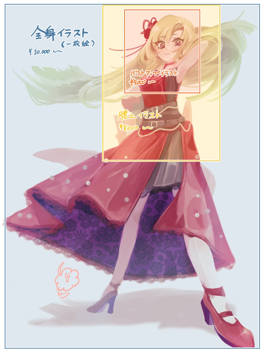 イラスト制作/アイコン、一枚絵承ります ご依頼者様のイメージを汲み取り、丁寧に描かせていただきます イメージ3