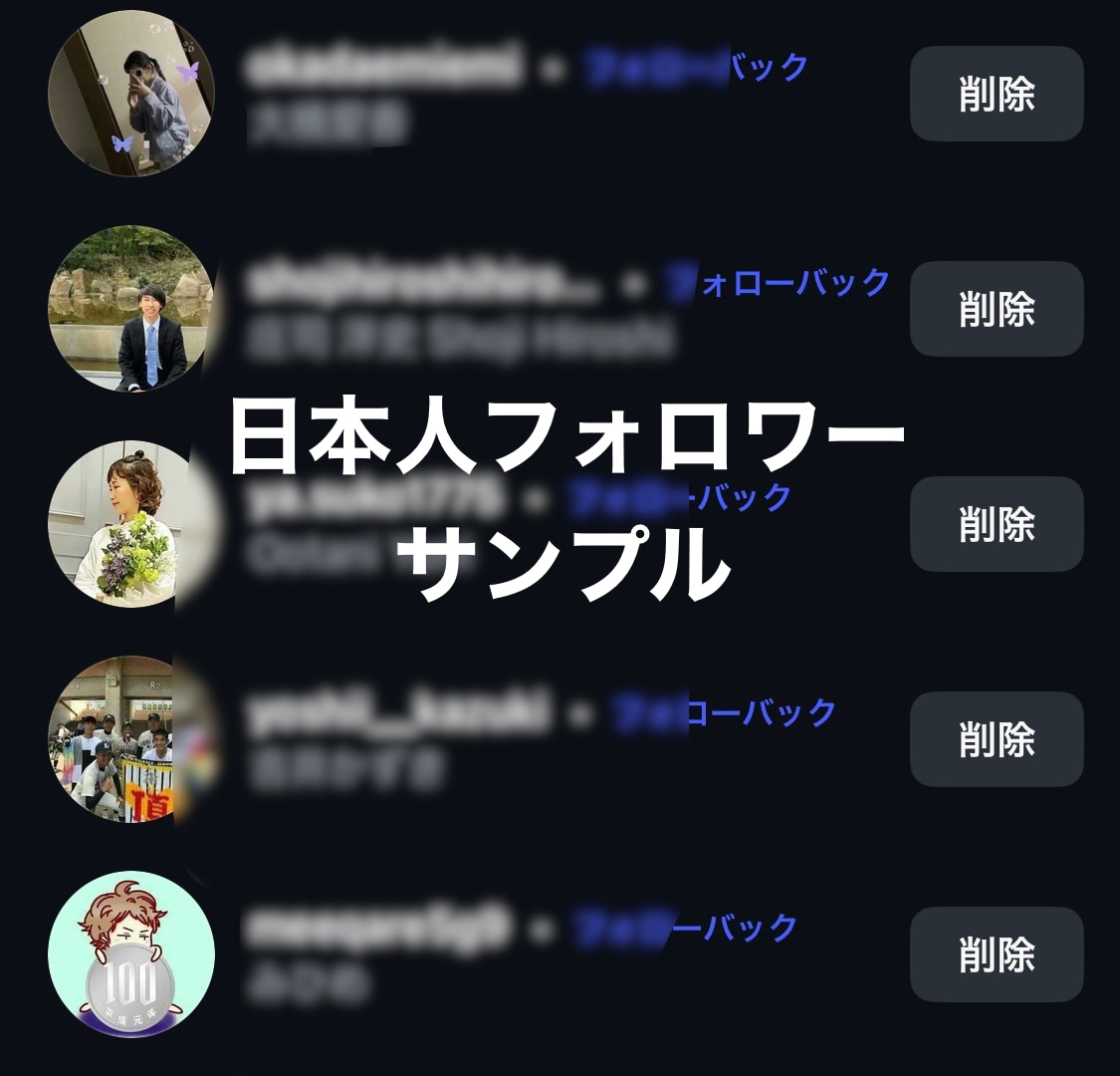Instagram最高品質の日本人増やします 最高品質の日本人フォロワーを増やしたい方はお任せ下さい！ イメージ2