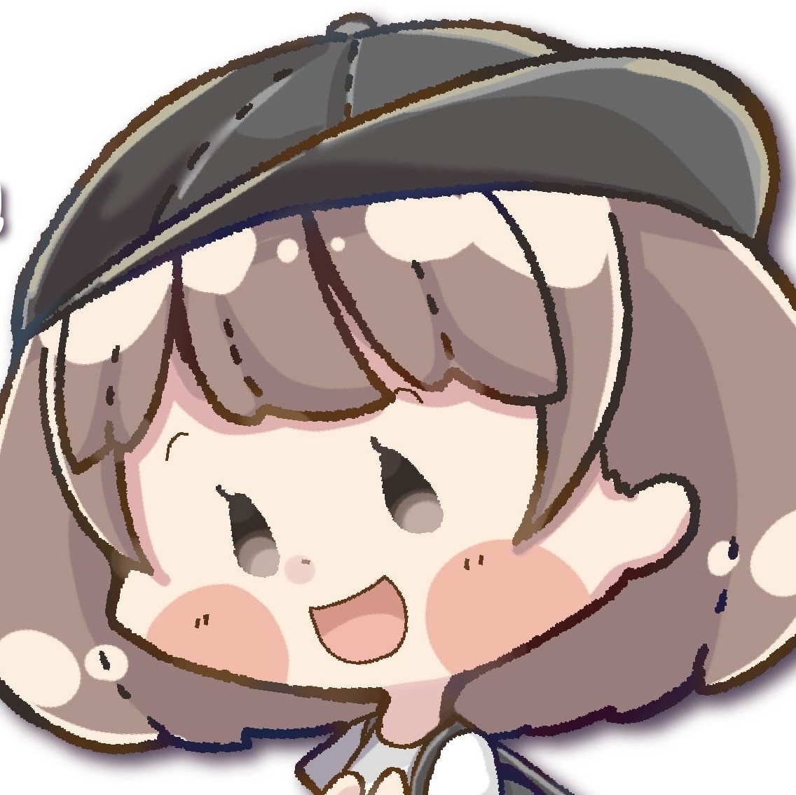 デフォルメキャラクターイラスト描きます SNS、名刺用にゆるーい女の子のイラスト描きます!! イメージ1