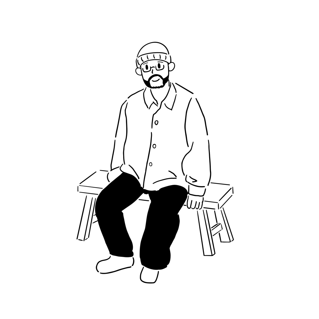 商用OK!シンプルでゆるいイラストをご提供致します 広告・ブログの挿絵やアイコンなど、あなたに合わせたイラスト イメージ8