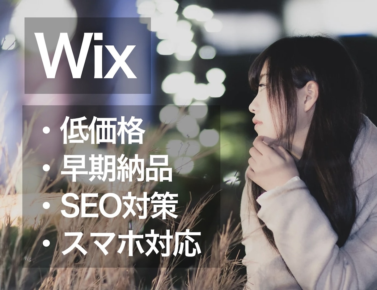 低価格・即納品でWixページ作ります 価格とスピード重視の方におすすめです！ イメージ1