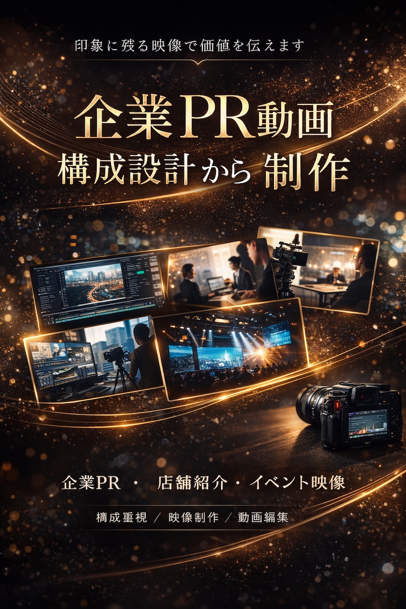 魅せる動画作成します!ます 印象に残る映像で価値を伝えます イメージ1