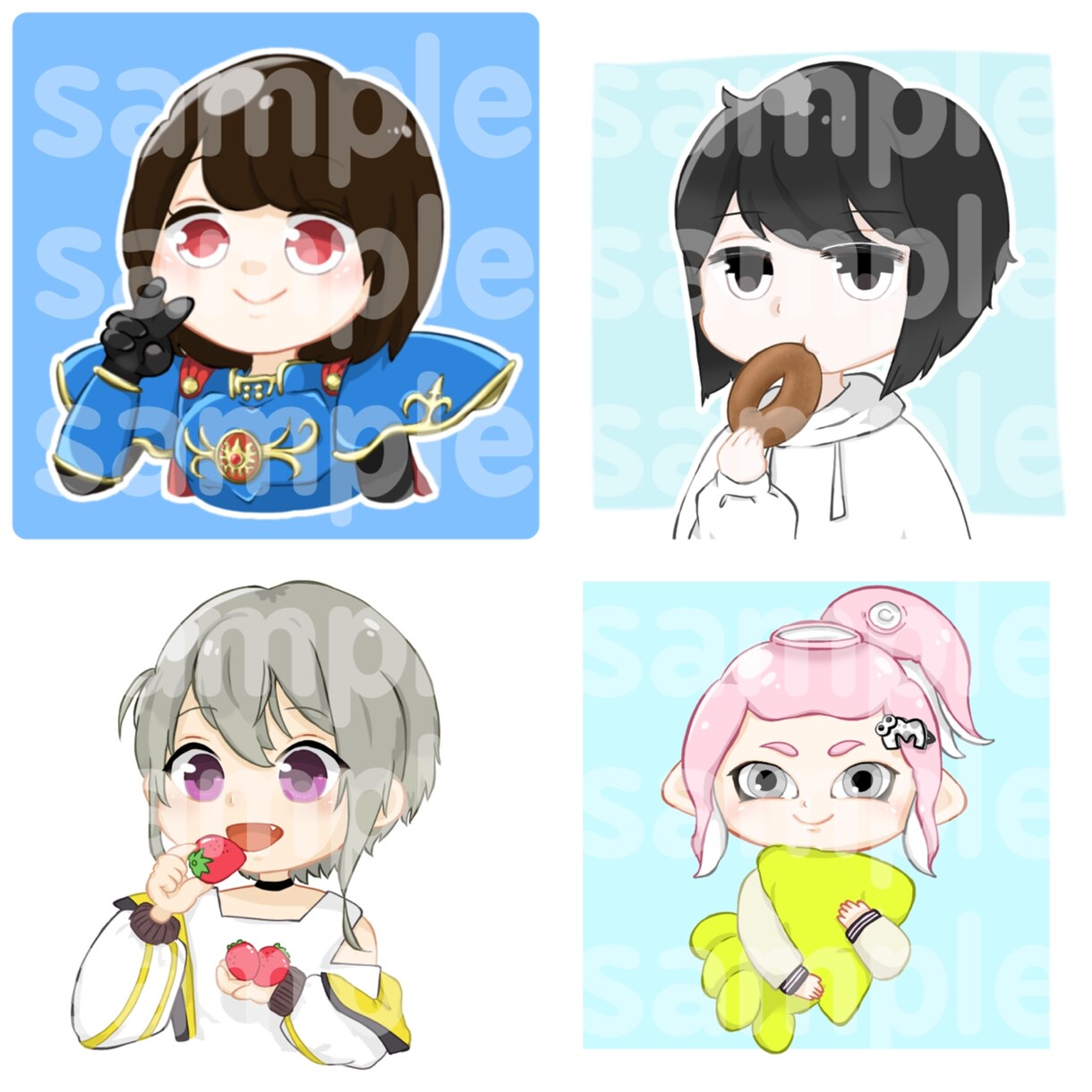 手軽にゆるく可愛くアイコン・似顔絵・夢絵描きます (1000円イラスト)・似顔絵・夢絵・SNS・ペット イメージ3