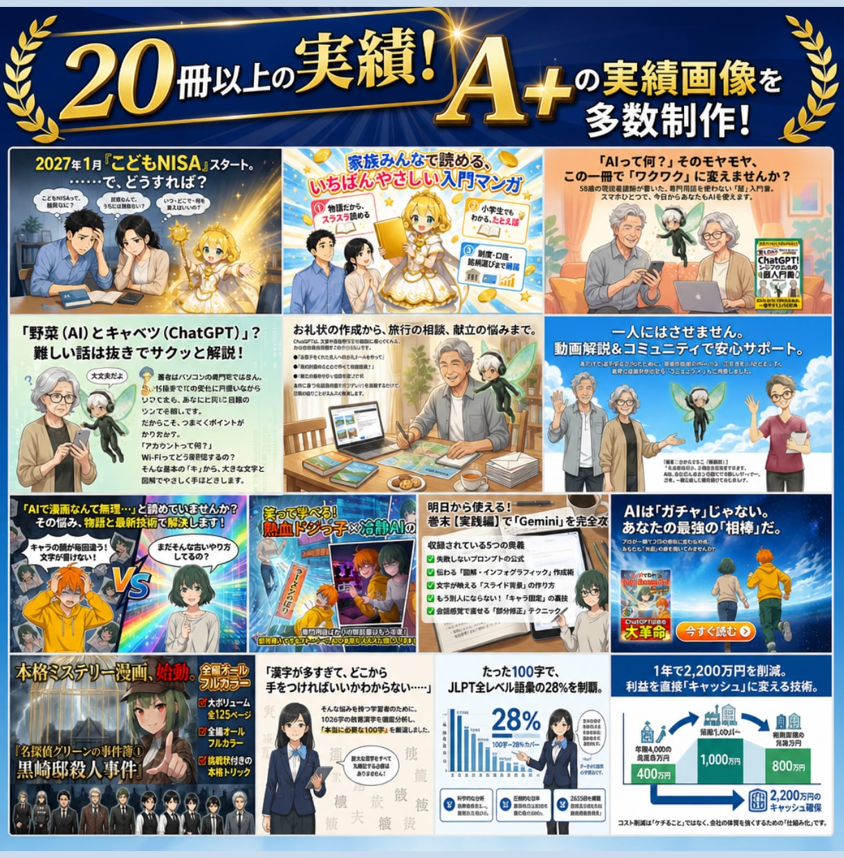 Kindle出版のA＋を提案、作成します 出版38冊・サポート98冊の作家が心を揺さぶるA＋を作成 イメージ2
