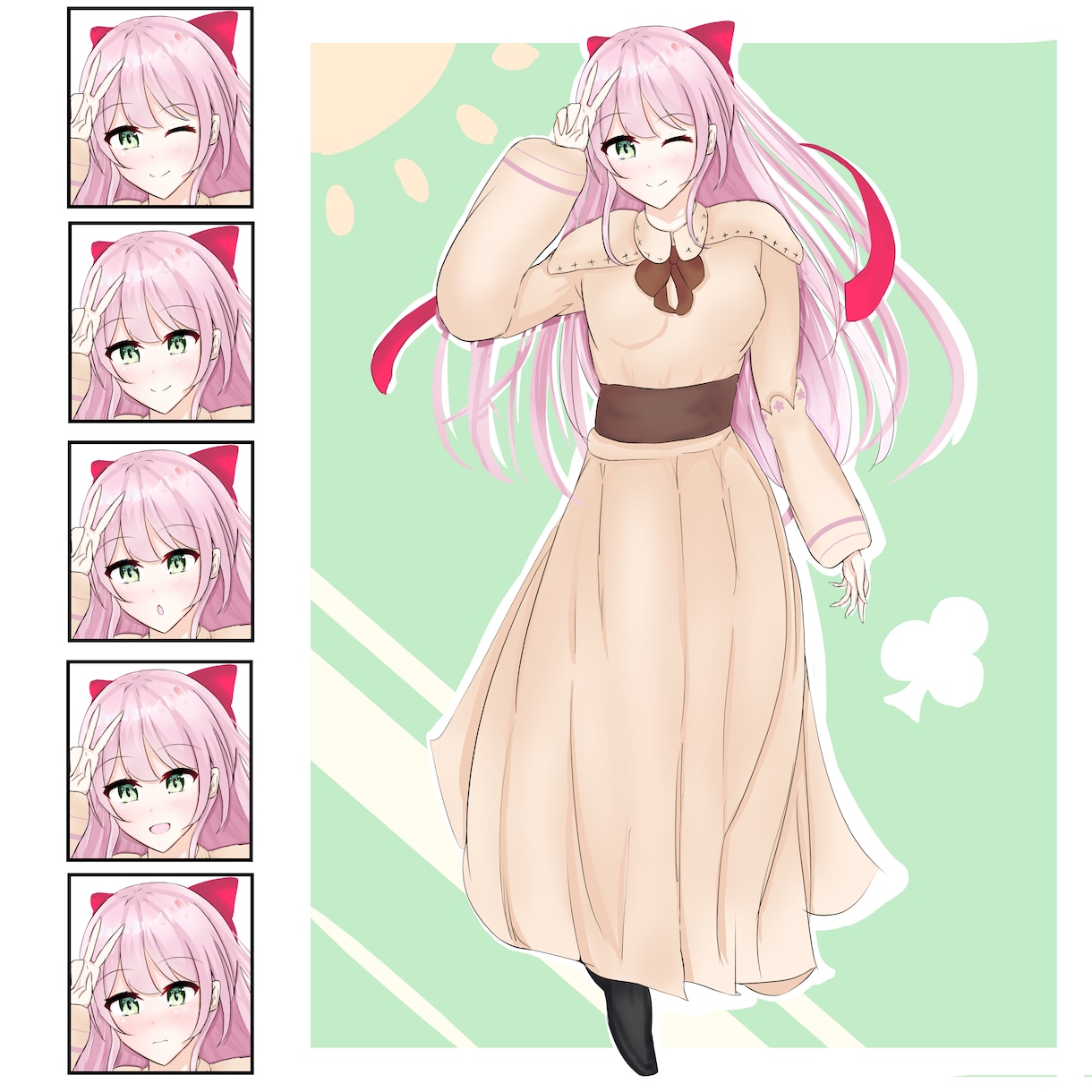 vtuberや動画に利用できる立ち絵お描き致します 商用利用も可能な立ち絵を今なら最短2日で納品できます！ イメージ2