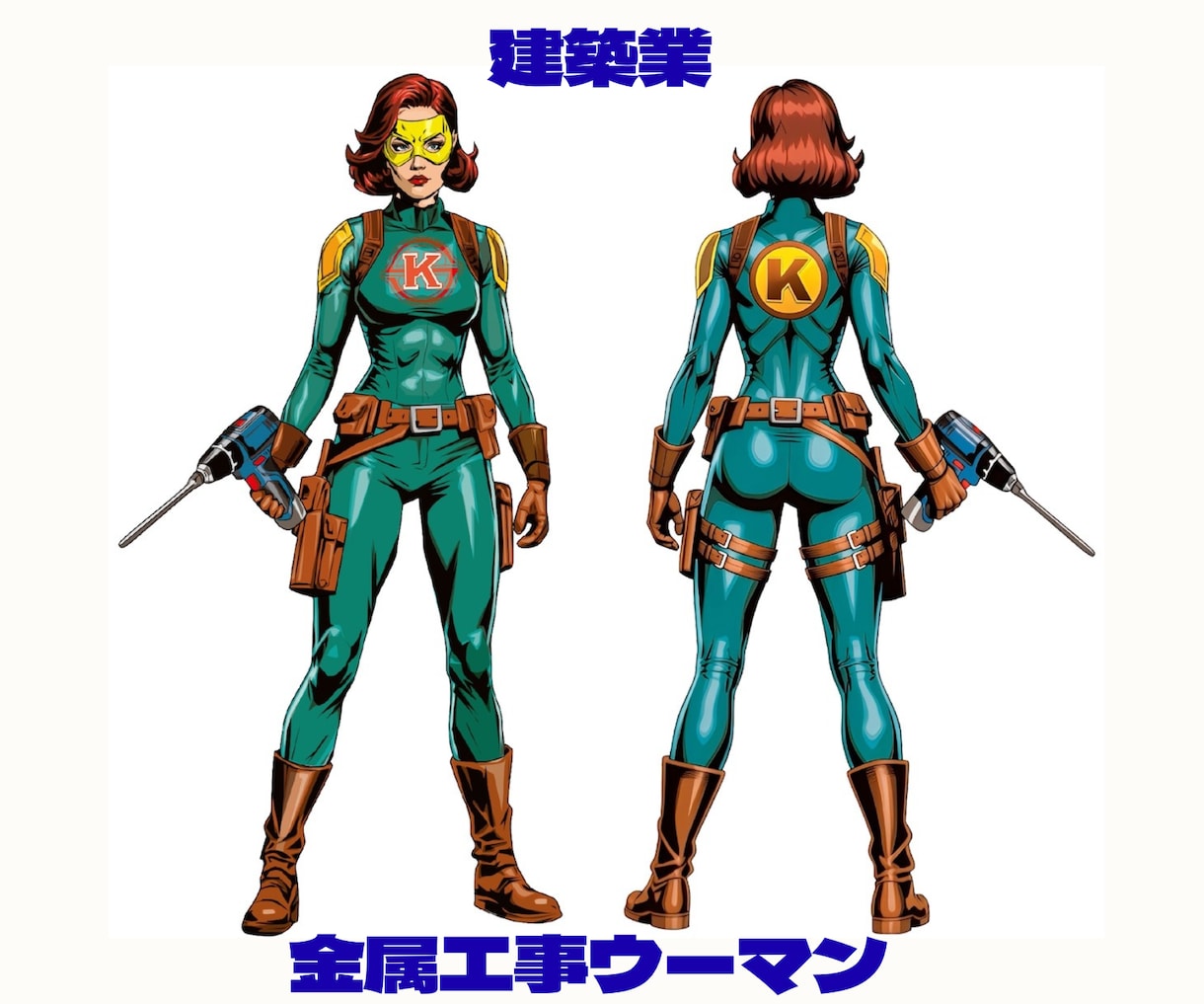 アメコミヒーローキャラクター制作します 企業・スポーツチームの魅力を伝えるオリジナルヒーローデザイン イメージ4