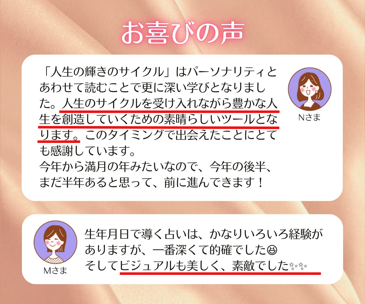 先着5名★月の神秘から魅力開花の秘訣を紐解きます 【大容量＆超詳細】あなたの人生が輝く30年サイクルと活用術 イメージ9