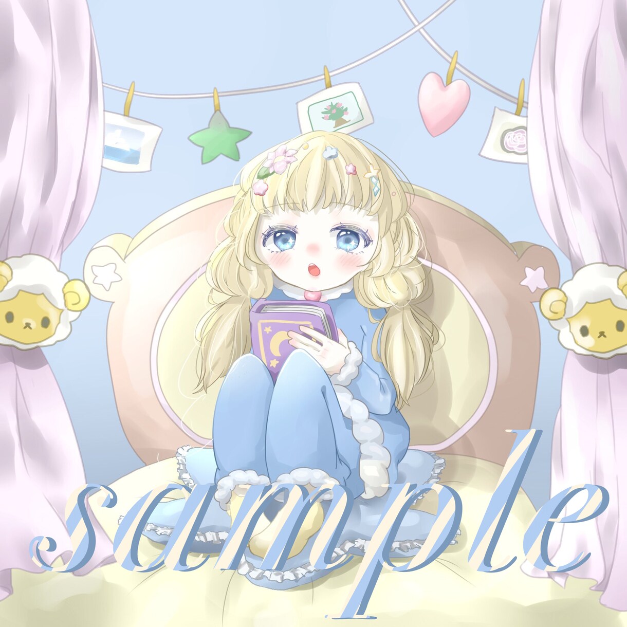 追加料金なし☆貴方だけのイラスト・アイコン描きます (((twitter、LINE、壁紙などに))) イメージ4