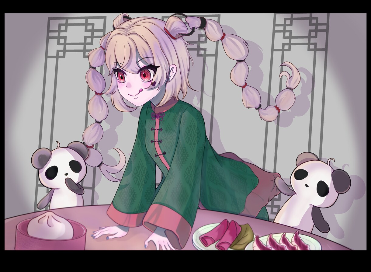 商用可◎背景つきイラストかきます 病みかわいい、ダークポップなイラストが得意です イメージ3
