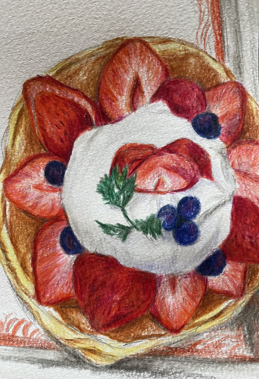 商用可！思わず食べたくなる食べ物イラストを描きます 目でも楽しむ！美味しい食べ物のデザインをアナログで作成します イメージ2