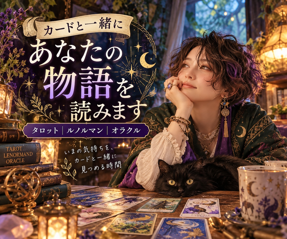 カードと一緒にあなたの物語を読みます カードの絵から、あなたの物語を一緒に見つけます イメージ1