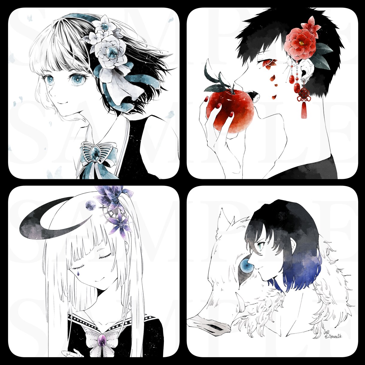 アイコンやヘッダーのみお描きします あなたの活動を応援させてください！ご相談はお気軽にどうぞ！ イメージ3