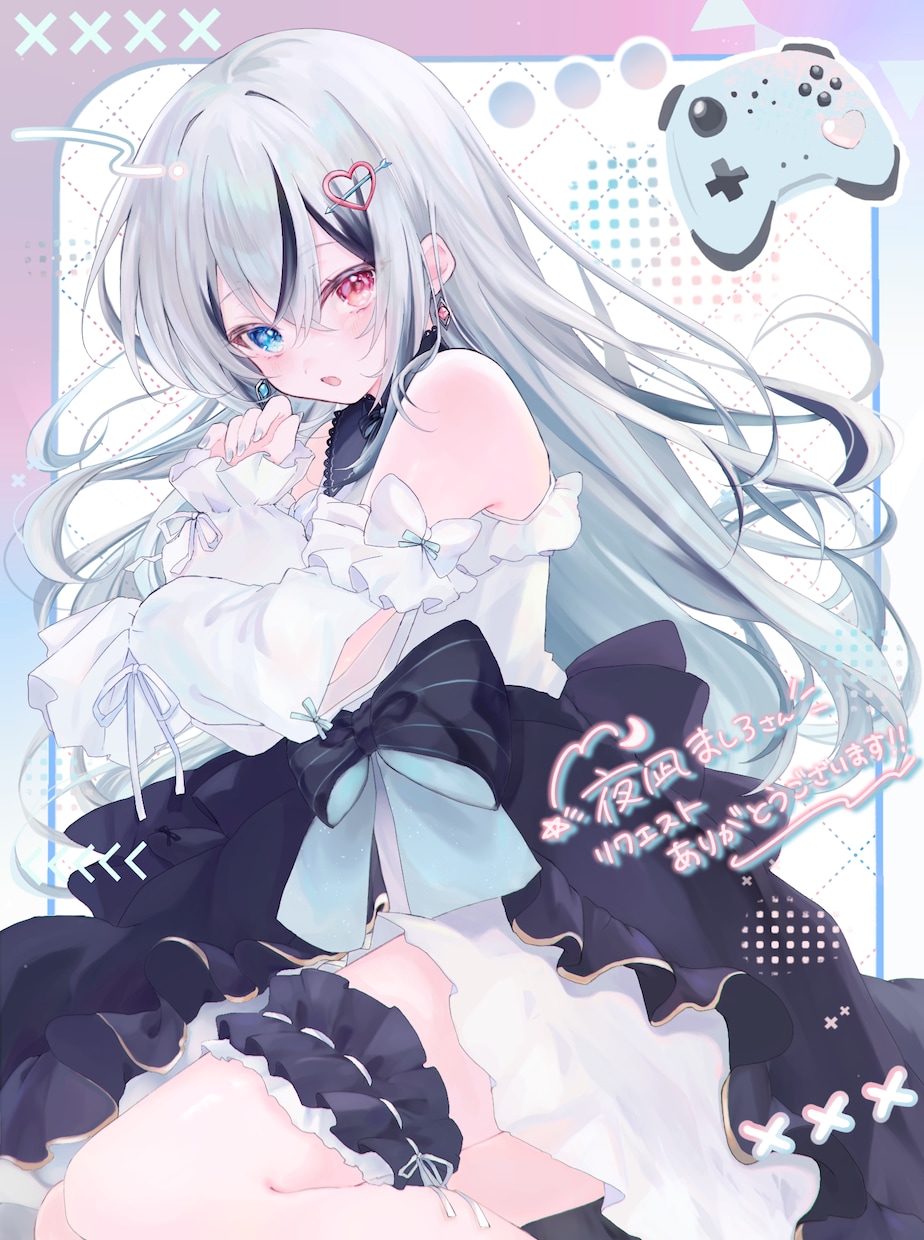 かわいいキラキラアイコン、1枚絵お描きします SNSに使える✧かわいい女の子、男の子お描きします✧ イメージ8