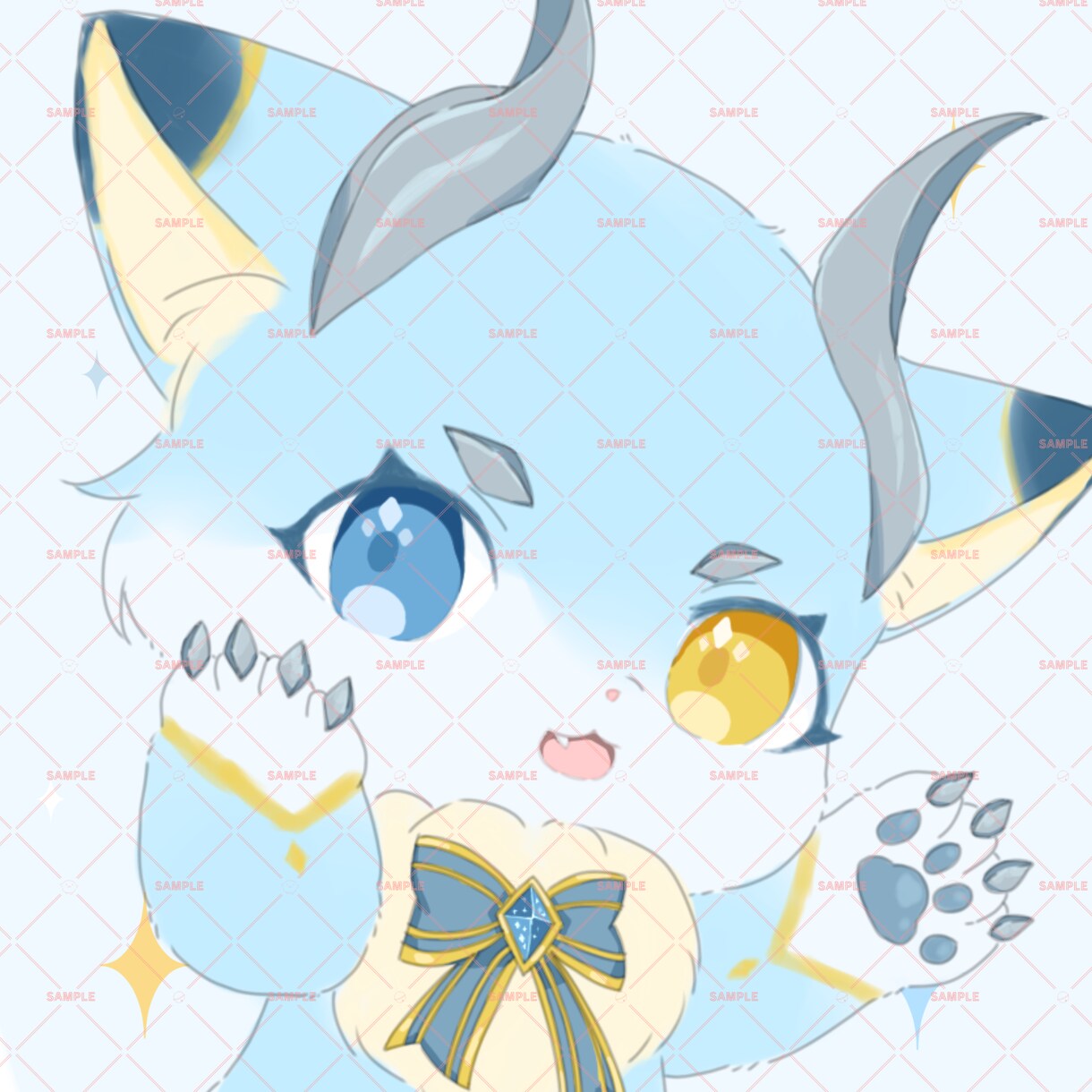 SNS向けアイコンイラスト制作いたします 色鉛筆風のふわふわとした可愛らしいイラストが得意です イメージ3