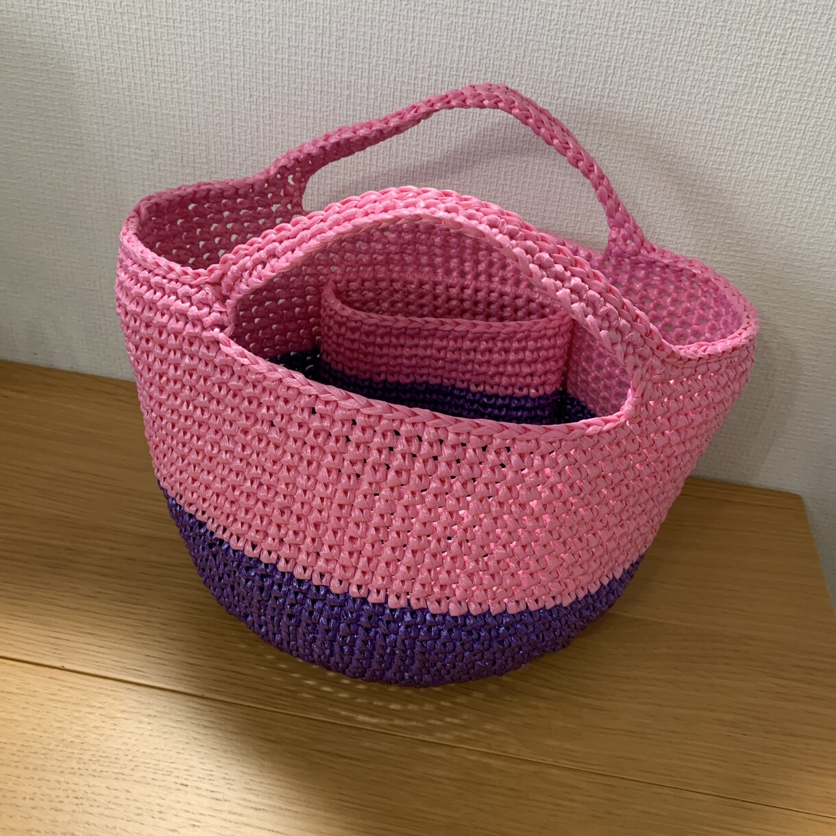 スズランテープバッグを受注制作します 2色もしくは3色の組み合わせで、自分だけのバッグができますよ イメージ2