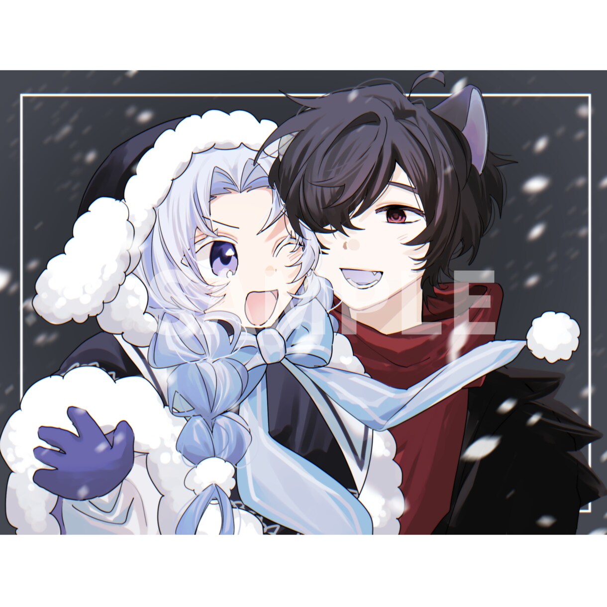 SNSアイコンなどのイラスト描きます アイコン/サムネ/立ち絵/ポスト用/鑑賞用 など イメージ2