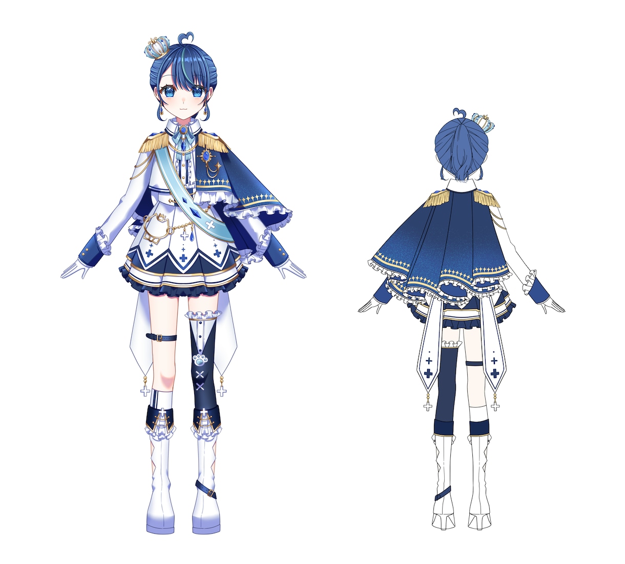 衣装デザイン制作いたします VTuberさん衣装、キャラクター衣装デザインします！ イメージ10