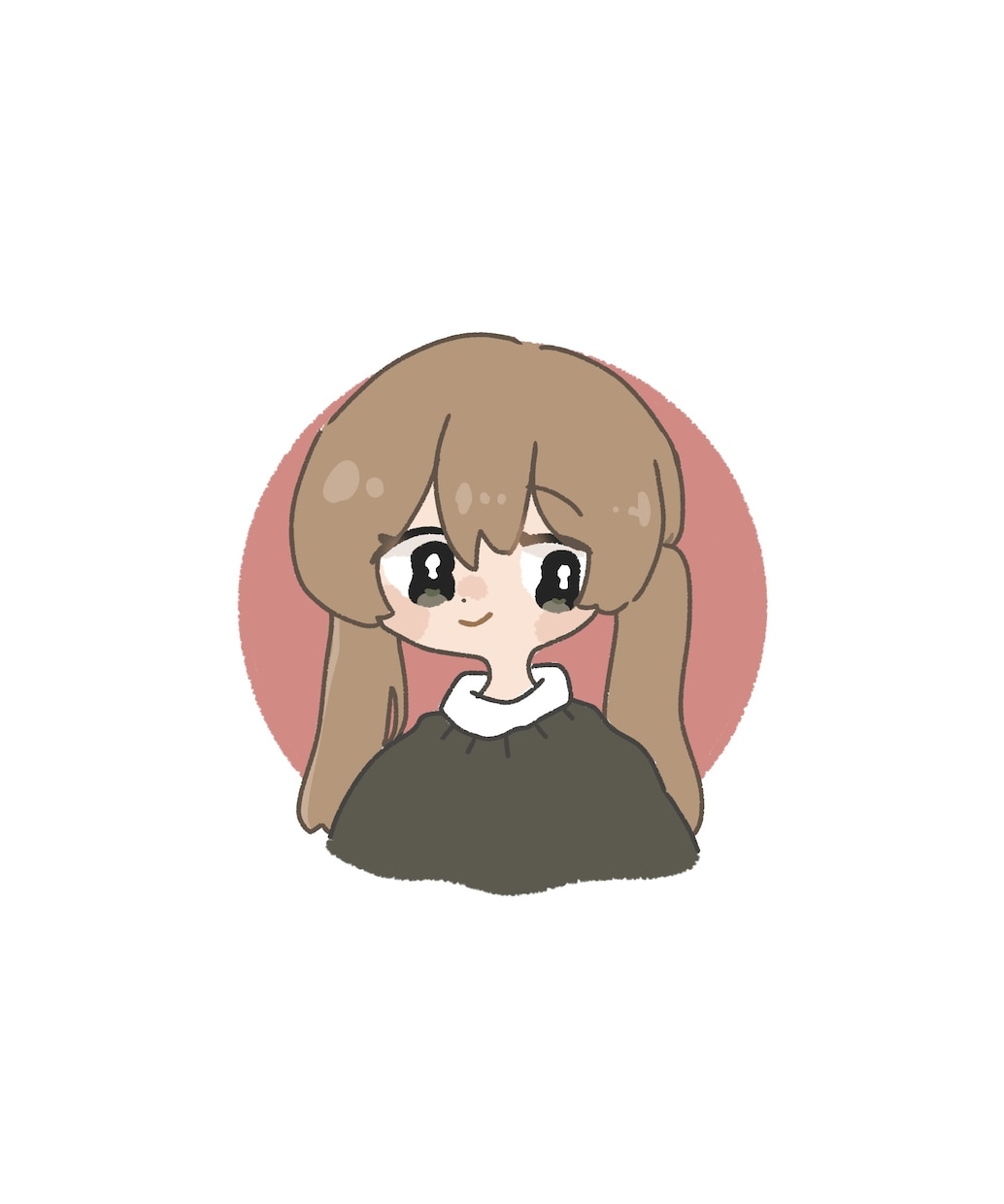 SNS等で使える女の子アイコンイラストをかきます 胸上から頭までの女の子です。かわいいおんなのこが得意です！ イメージ2