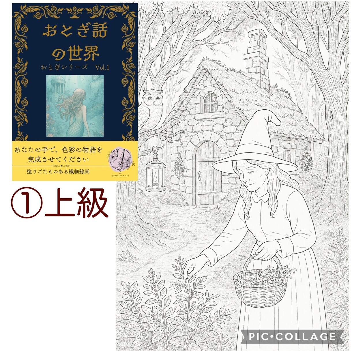 お試し5枚セット！幻想的おとぎ話の塗り絵作成します オリジナル世界観の塗り絵で心豊かなひととき イメージ3