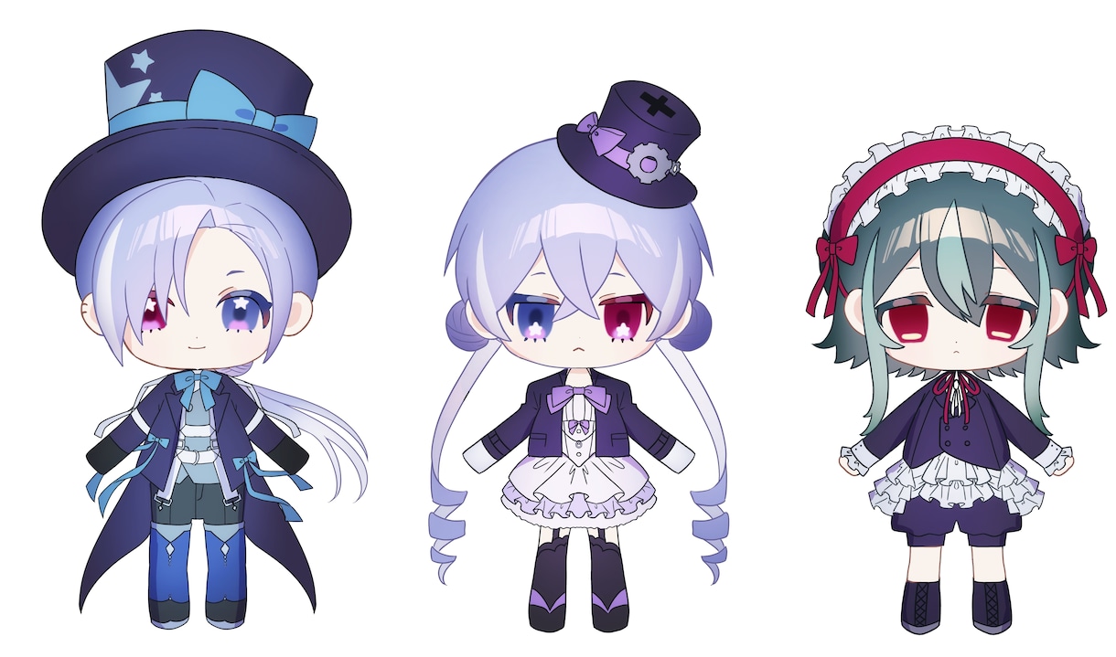 可愛いキャラクターイラスト作成します アニメやゲーム内イラストのような絵を求めている方へ イメージ3
