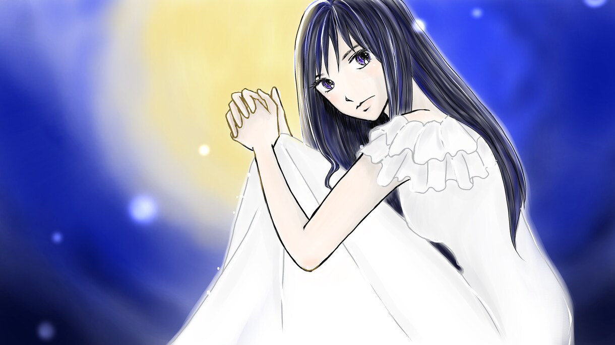 YouTubeミュージックビデオの一枚絵描きます 楽曲からイメージしたラフを提案。打ち合わせの上、丁寧に制作。 イメージ1