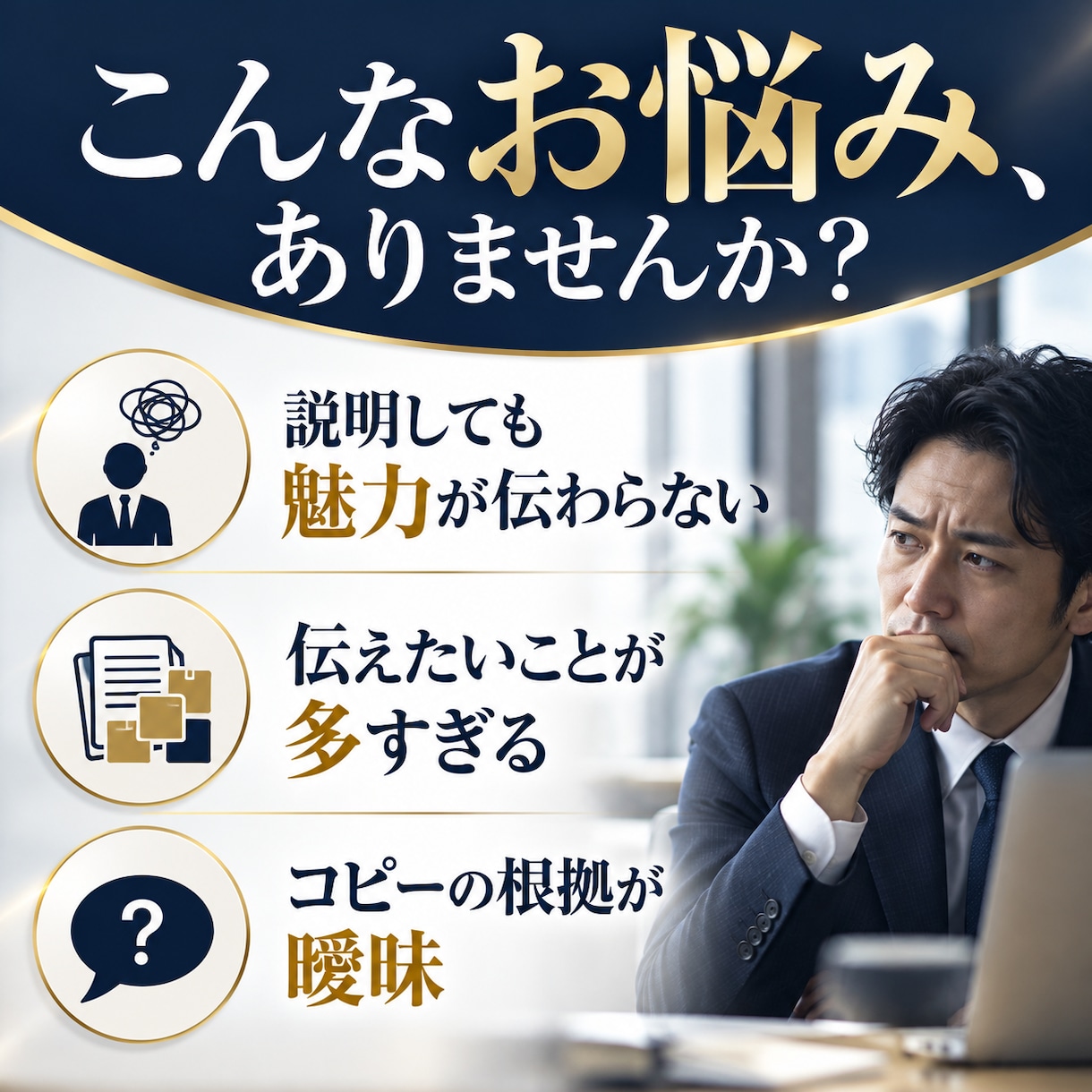 商品の訴求軸とキャッチコピーを設計します 商品の特徴を、お客様に届く言葉へ イメージ2
