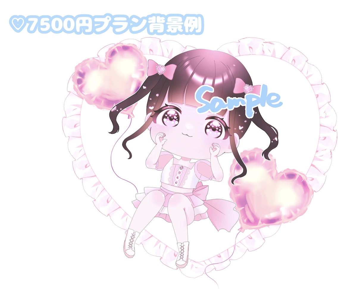 デフォルメイラストお描きします 商用利用可のきらきらかわいいイラスト♡ イメージ4