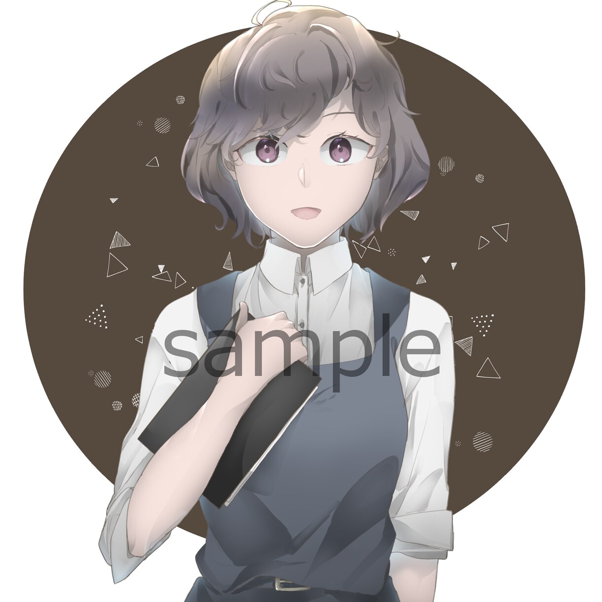 SNSやLINEのアイコンなどをお描きします 優しい雰囲気のイラストを提供できます！ イメージ3