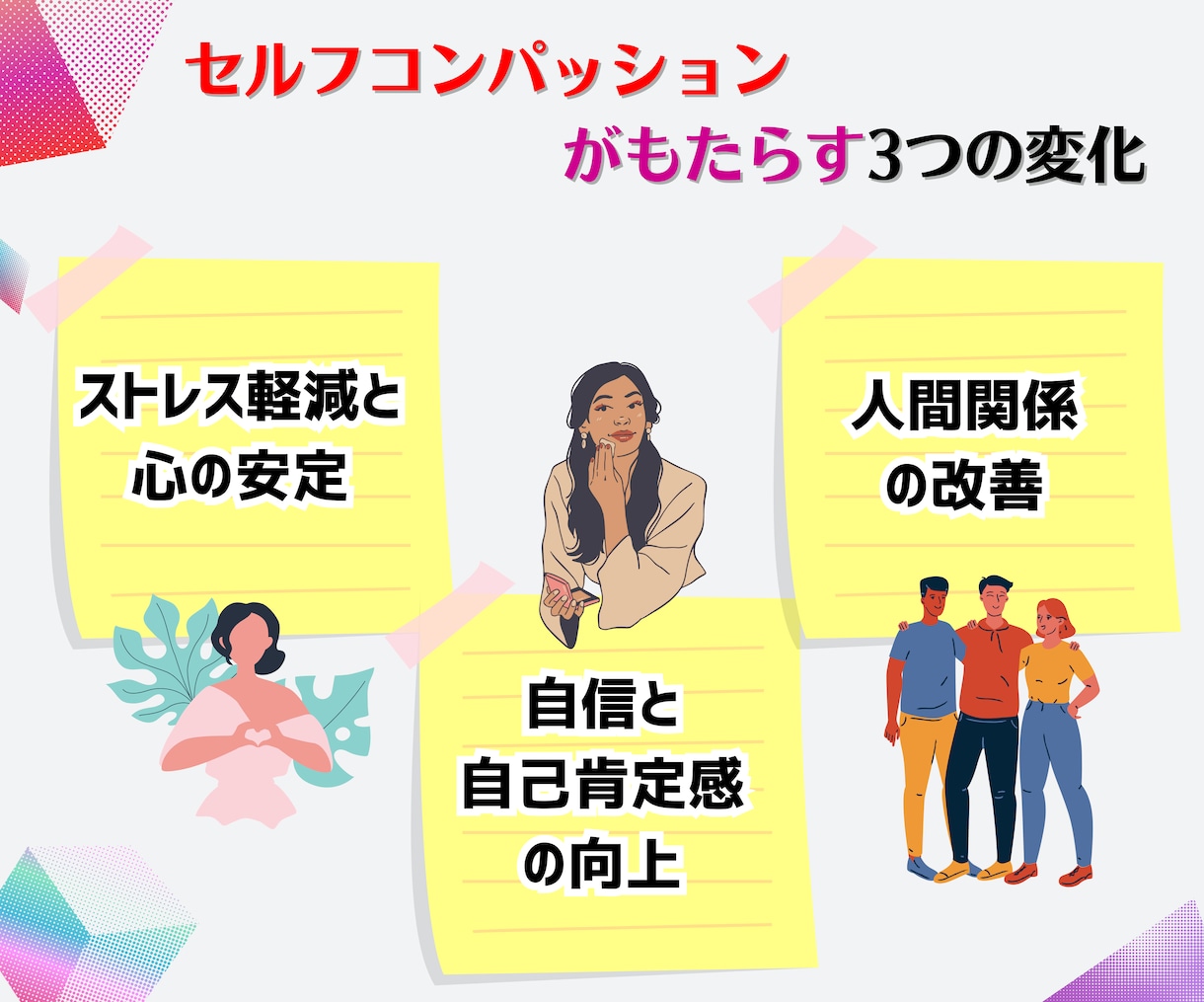 セルフコンパッションはあなたを楽にしてくれます 自分を許し癒しメンタルを優しくコントロールする一生モノスキル イメージ2