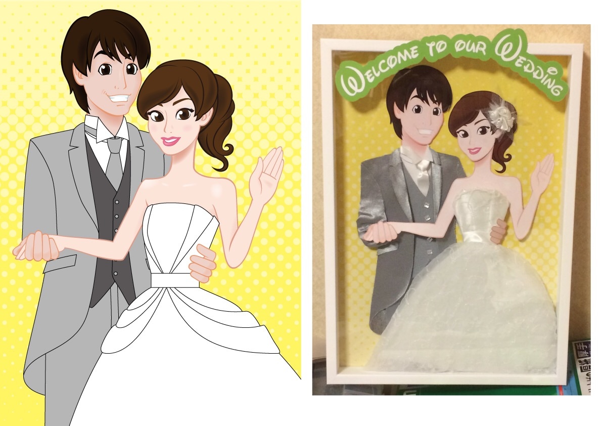 ウェルカムボード作成します ☆結婚・出産・新築祝いなど華やかにお祝いします☆ イメージ2
