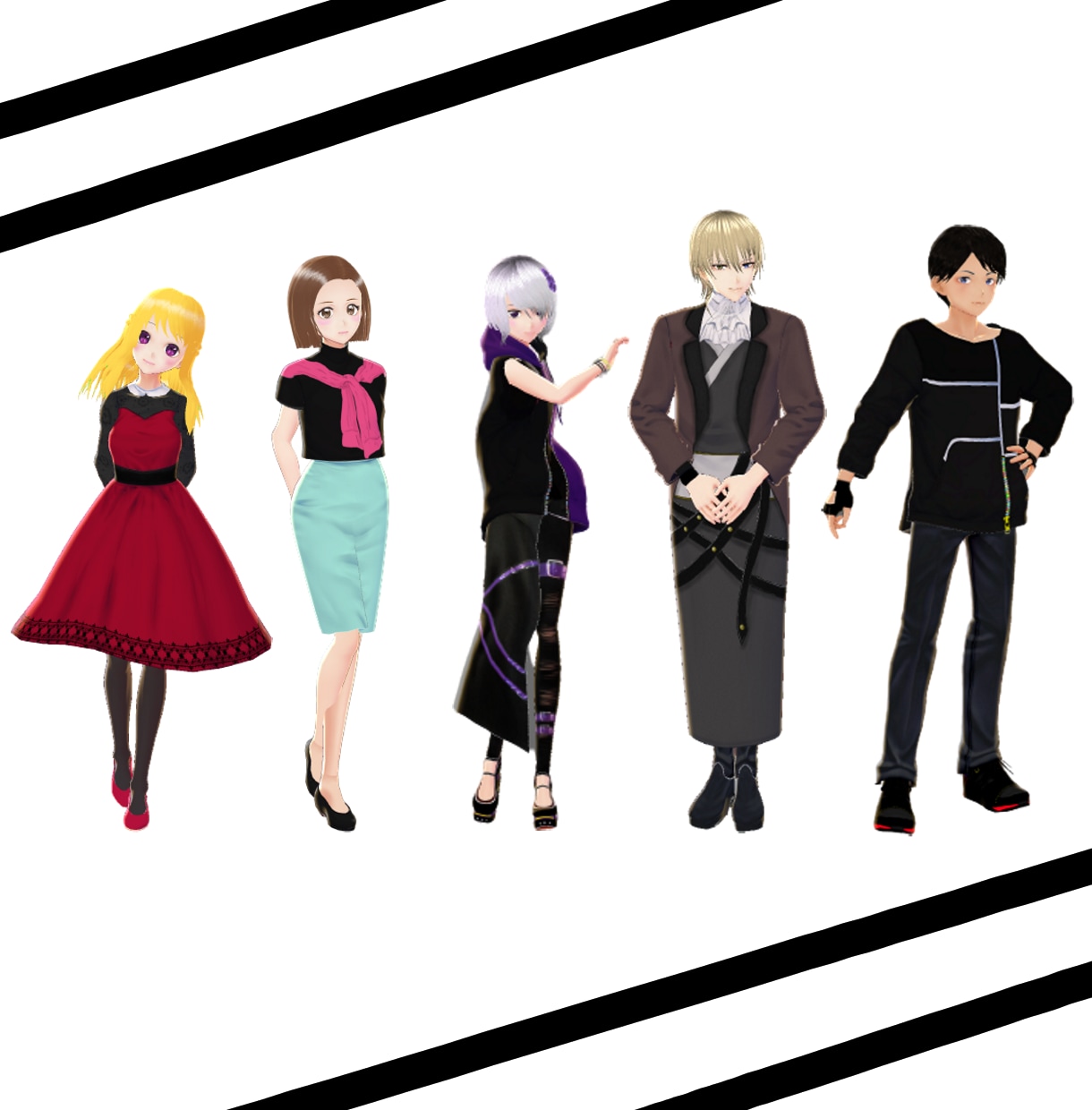 VRoid Studioで3Dモデルを制作致します あなたの大切なアバターを、生み出すお手伝いをさせてください♪ イメージ3