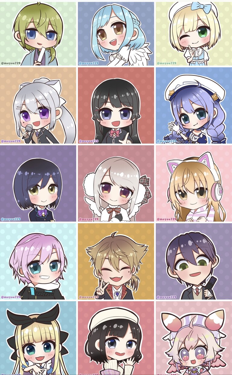 デフォルメSDイラスト描きます SNSアイコンや動画使用可能、目ぱちなどgif作成 イメージ3