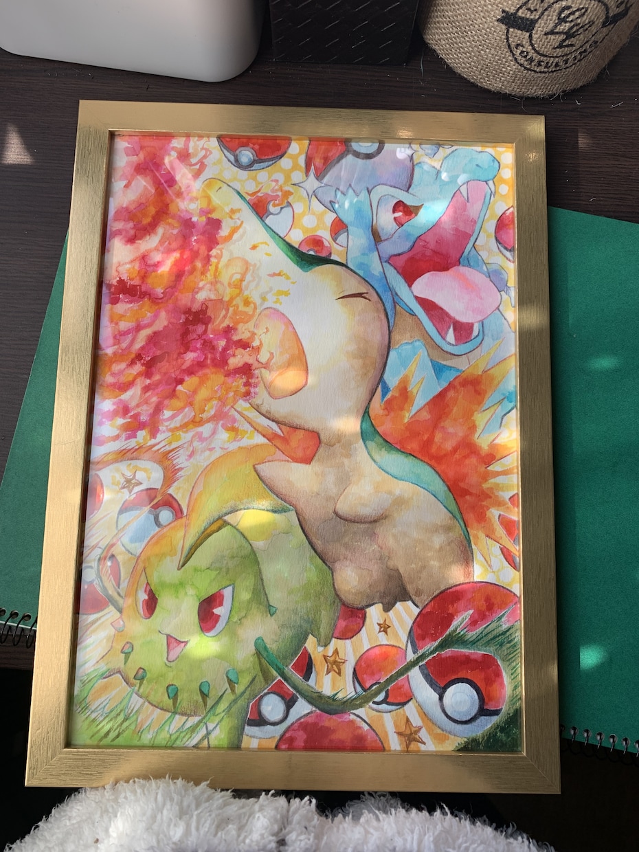 あなただけのポケモンお描きします お部屋に飾って頂いたり背景、アイコンなどに イメージ2