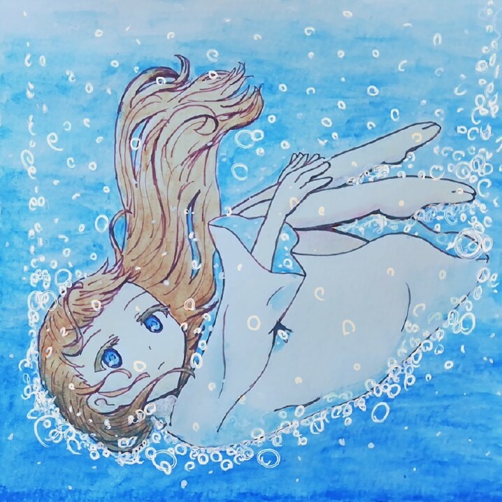 水彩！アイコン制作します 水彩色鉛筆を使ったどこか儚げなアイコンイラストを制作致します イメージ1