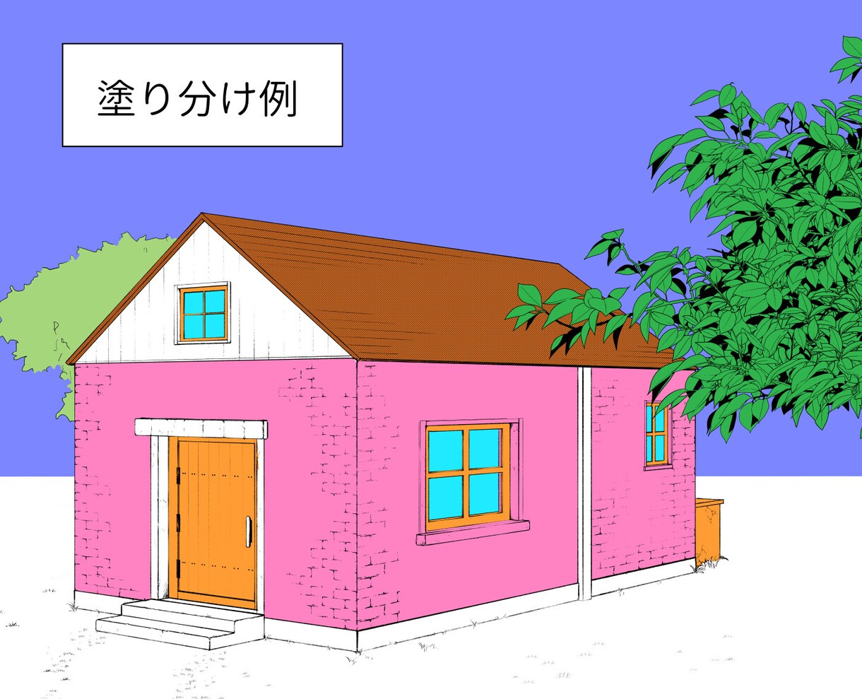 モノクロ漫画の【塗り分け】アシスタント承ります 商業・同人(二次創作含む)OK！ イメージ3