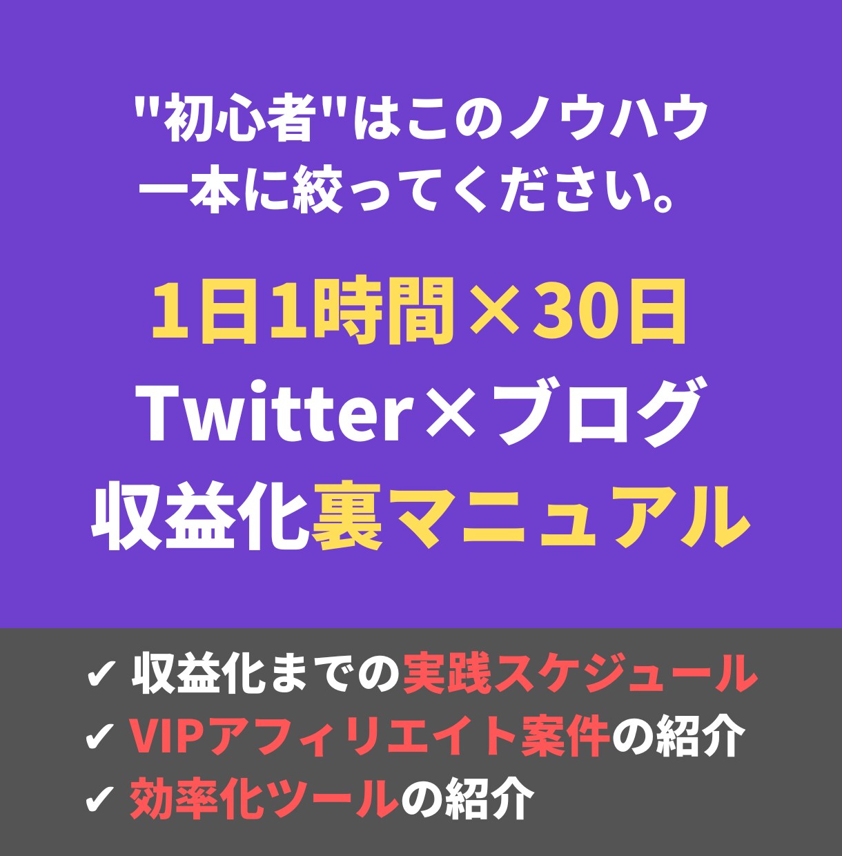 初心者こそやるべきアフィリエイト『裏手法』教えます サポート付き。1日1時間でOK。0から収益化するノウハウです イメージ1