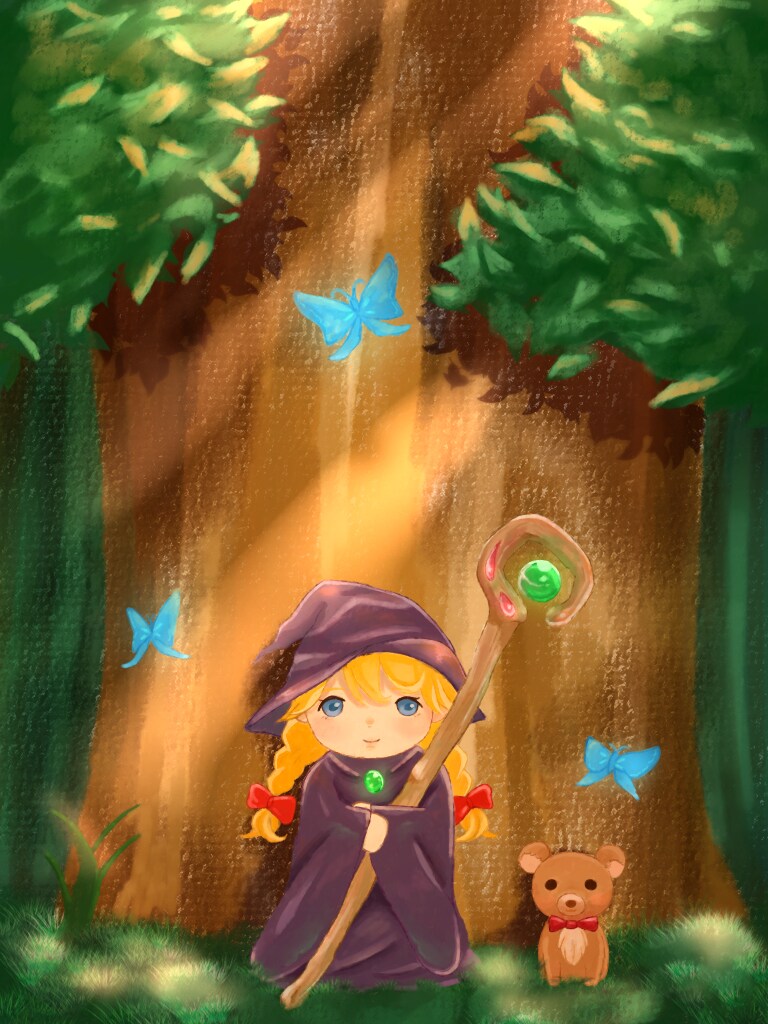 絵本風のイラストを描きます アイコン、1枚絵、立ち絵なんでもOKです！ イメージ2