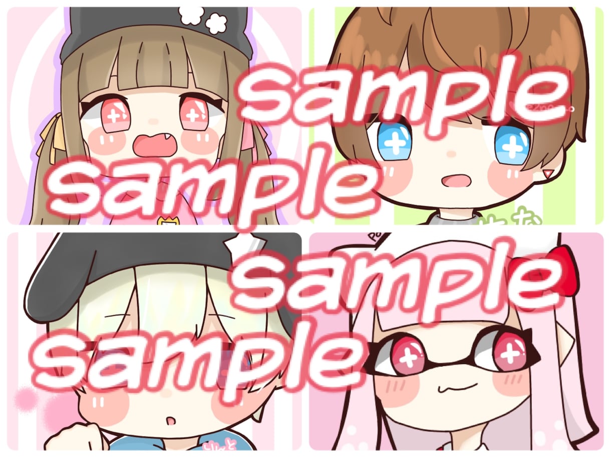 SNSで使えるアイコン描きます かわいいデフォルメのアイコンが欲しい人向け！ イメージ1