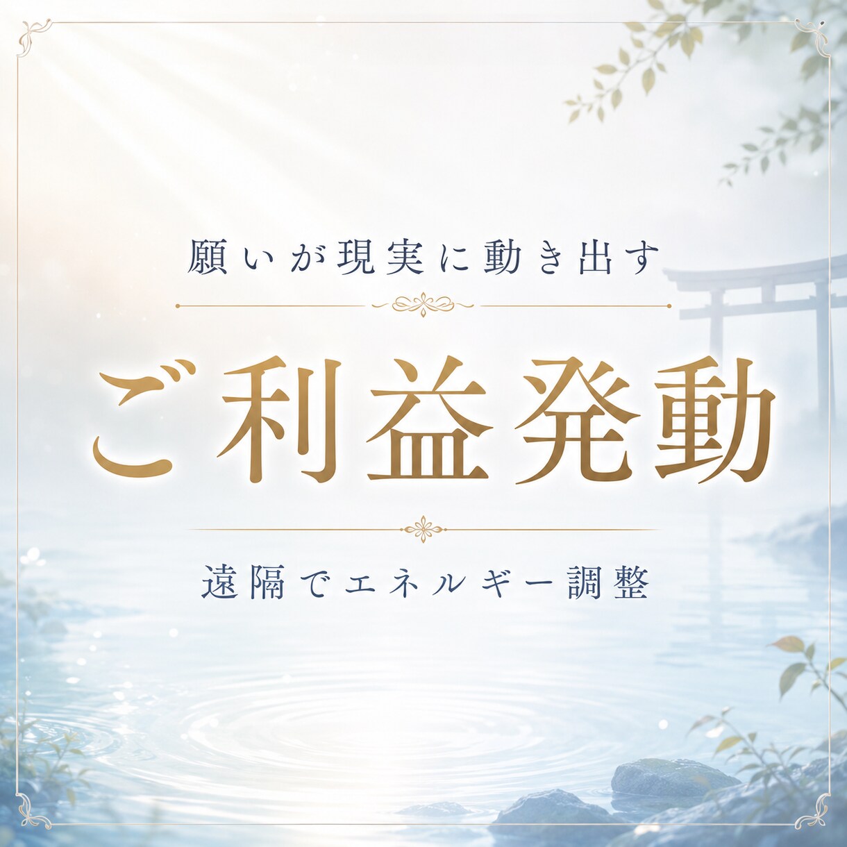 最大3つまで　ご利益を発動させます 神社やパワースポットにいくのと同じようにご利益発動させます イメージ1