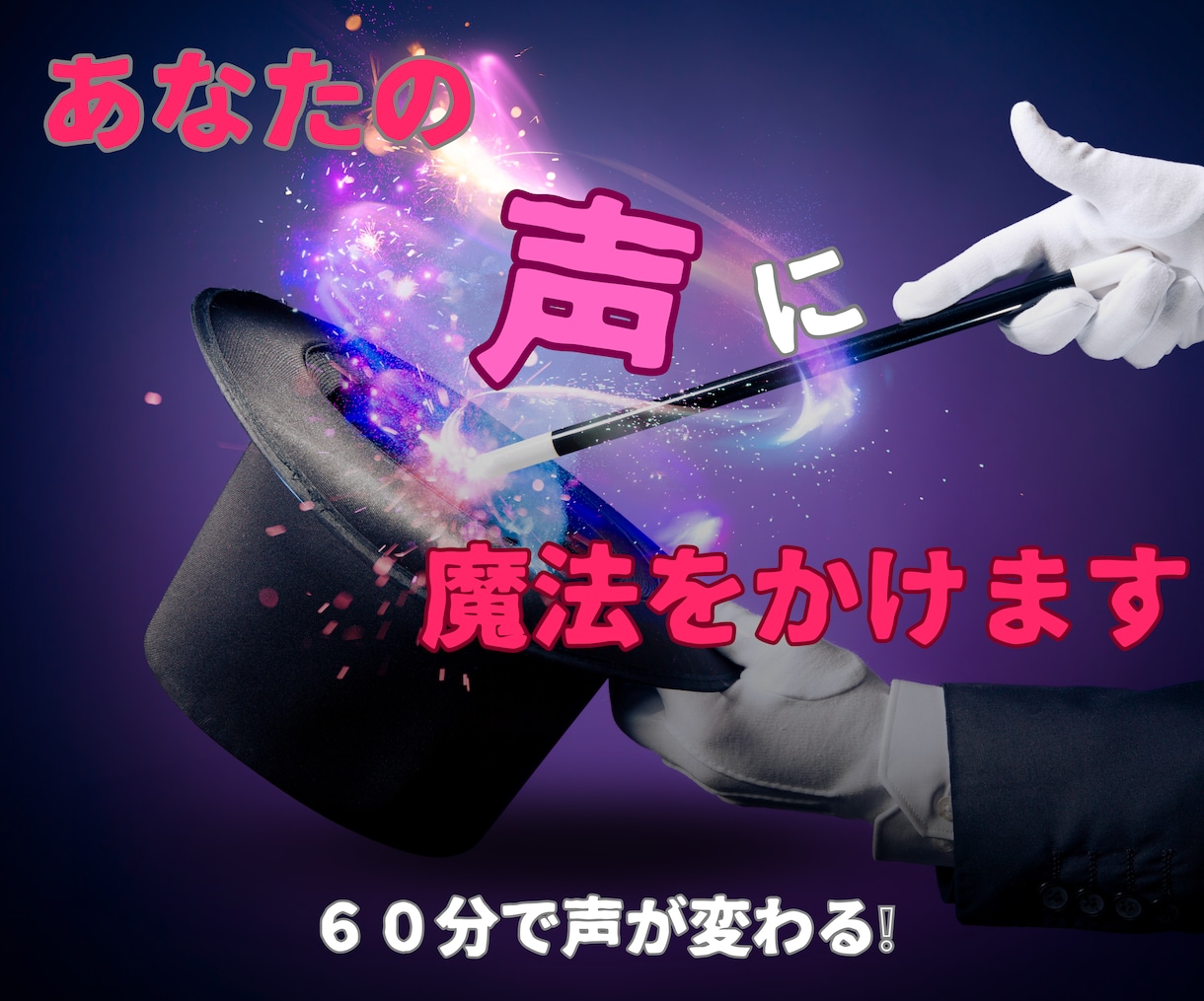 あなたの『声』を60分で変えます どんな場面でも大丈夫！自分の声に自信が持て、好きになる♪ イメージ1