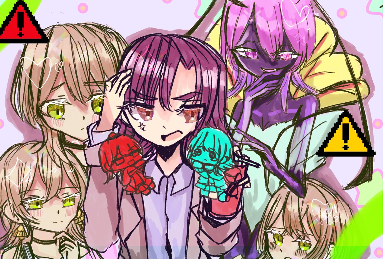 かわいい女の子、夢絵等描きます かわいい女の子をメインに描いています。 イメージ3