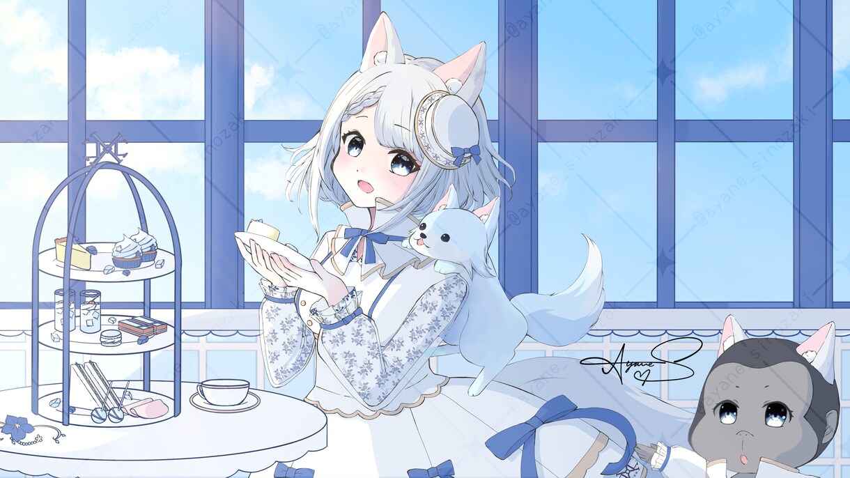 動画用イラストを作成します 楽曲MV・配信等の静止画、Vtuberさんへのプレゼントに！ イメージ7
