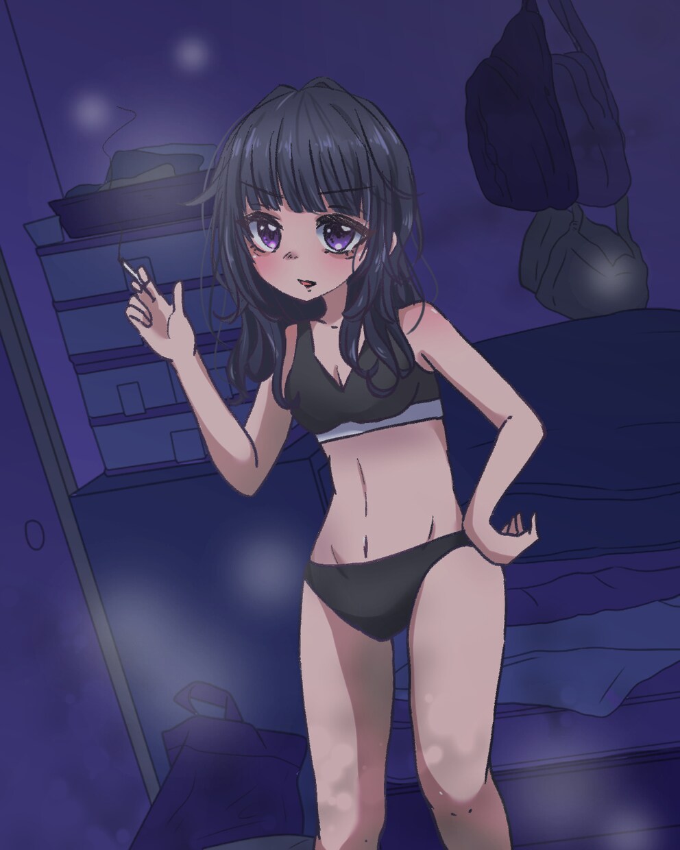 可愛い女の子のアイコンや1枚絵を描きます 文字入れも出来ます！親しみやすいイラスト！！ イメージ3