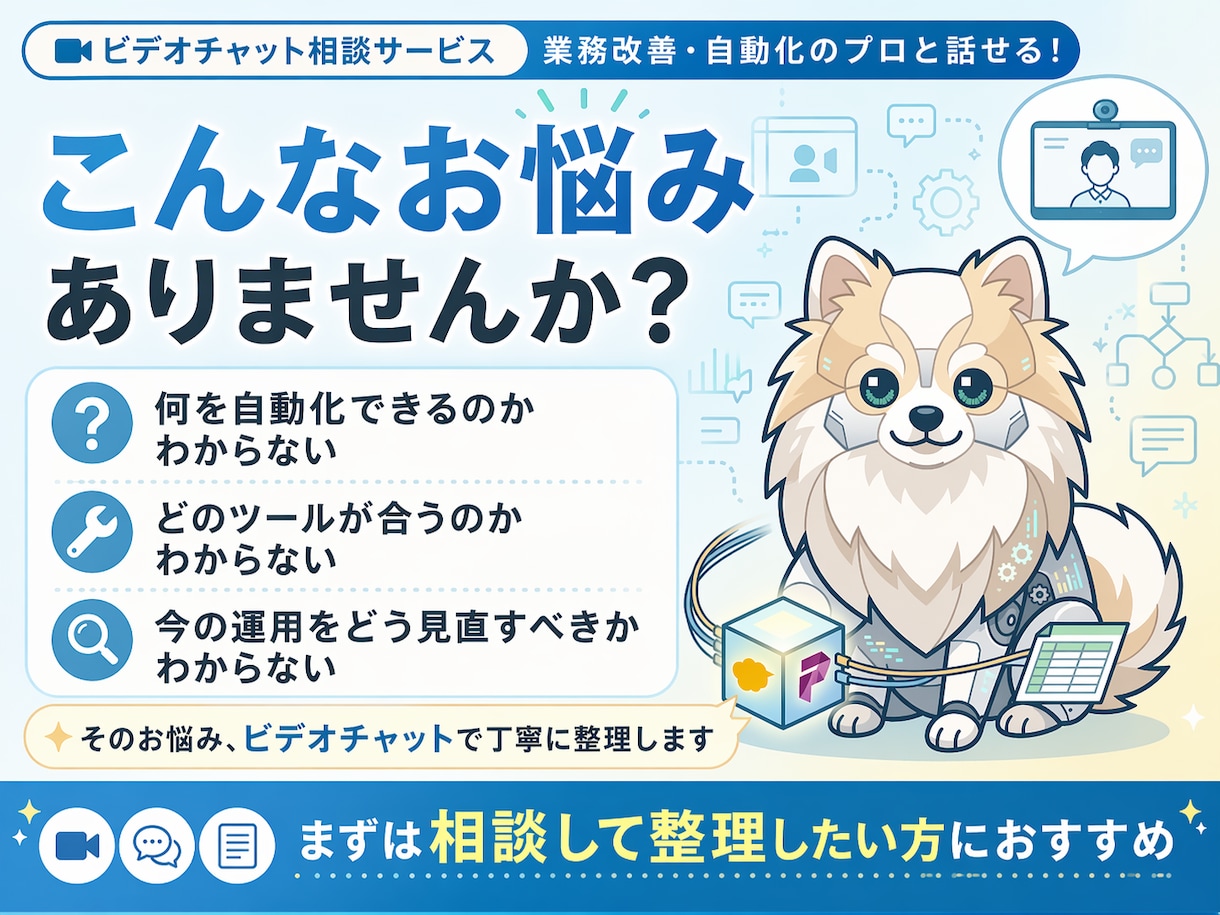 業務効率化・自動化の相談承ります 業務改善の方向性を一緒に整理します イメージ2