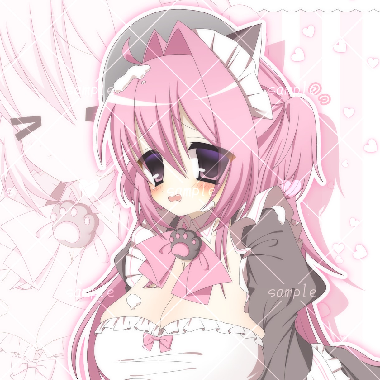 商用使用OK!萌え可愛いイラストをお描きします 平成のギャルゲのような萌え萌えイラストをご提供します♪ イメージ2