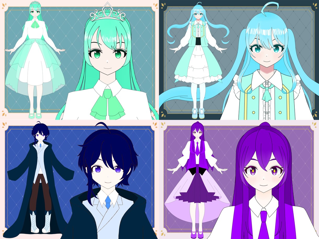 ふわふわかわいい！Vtuberモデルの制作致します ✨Vtuberになりたい方へ！キャラデザから対応可能！✨ イメージ6