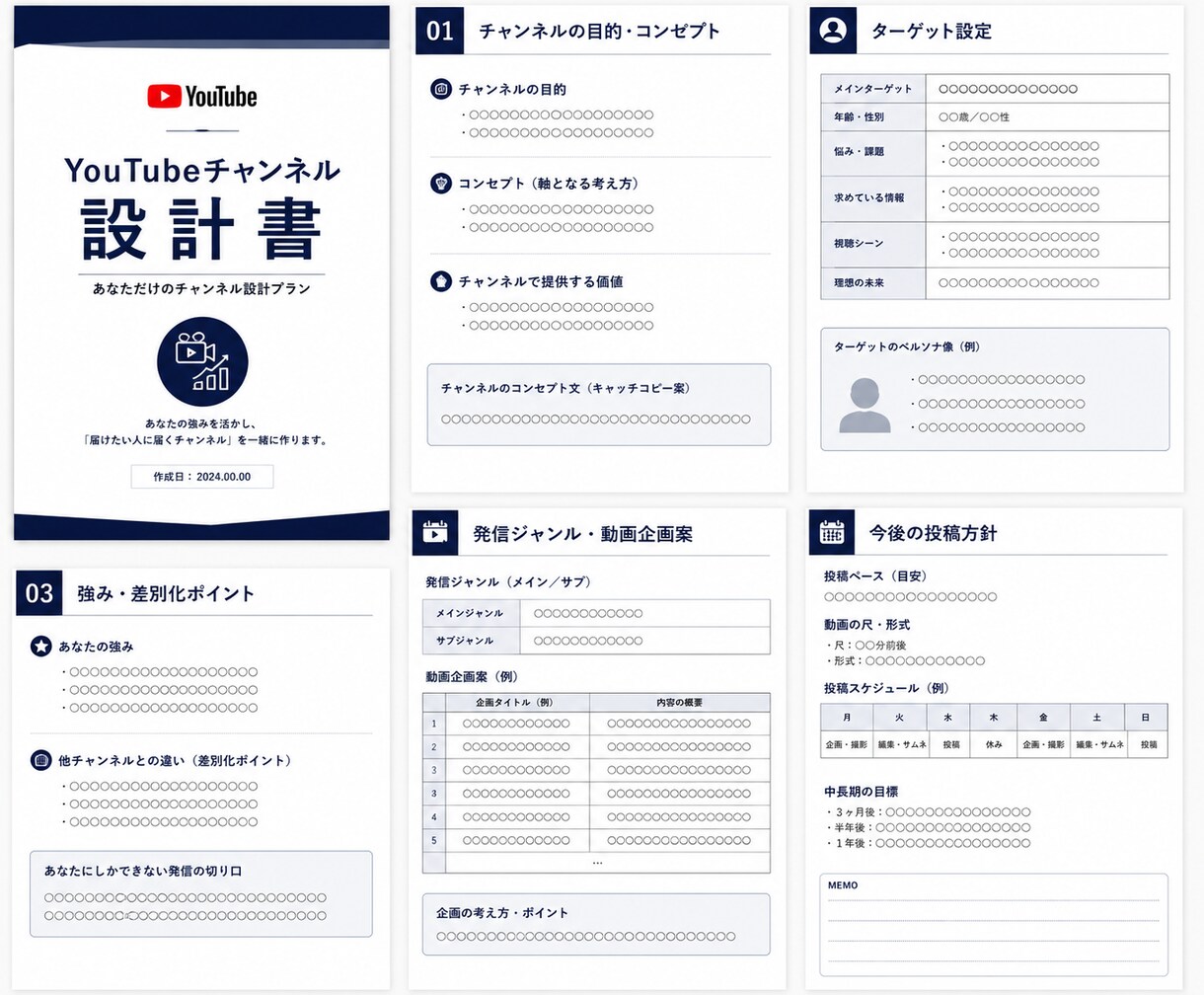 一緒にYouTubeチャンネルを作ります プロの現役動画編集者がコンセプトから企画まで完全サポート イメージ4